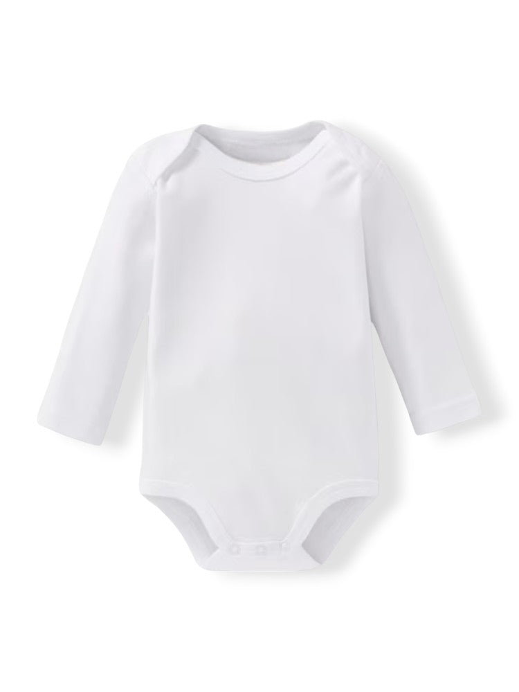 Baby-Body white - long Einhorn