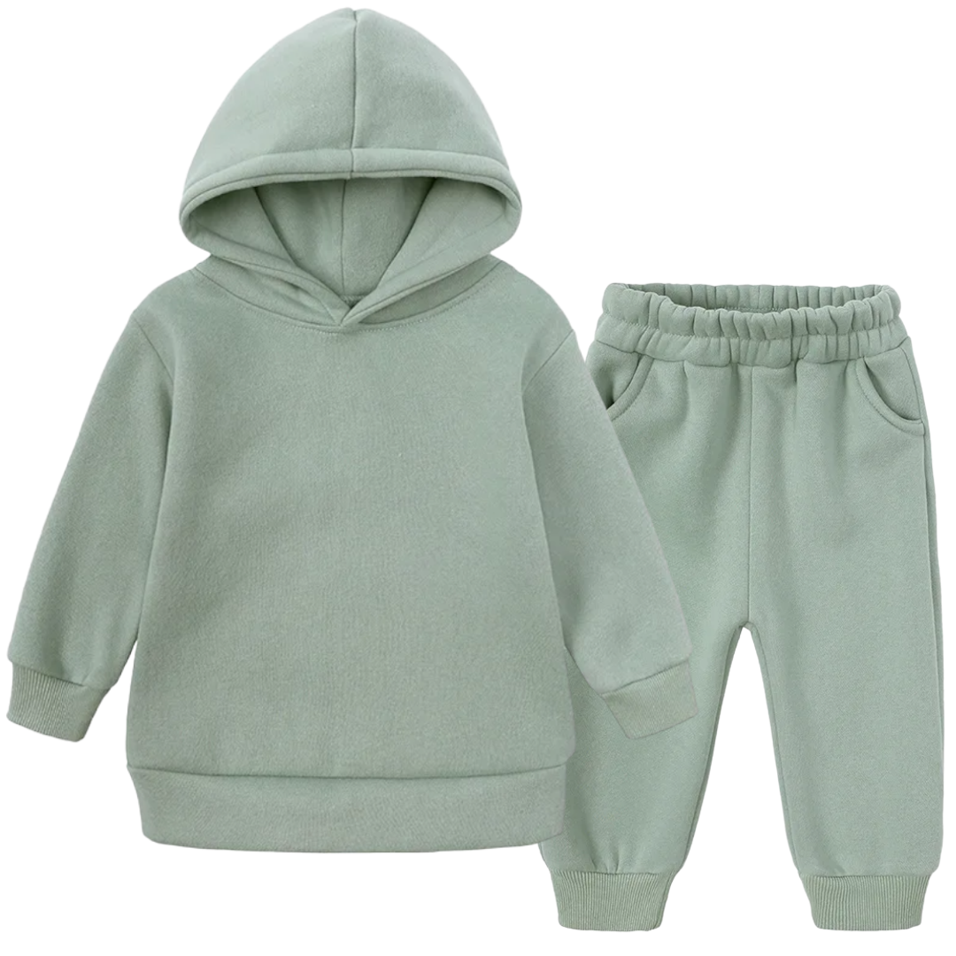 Jogging Suit khaki - Ahoiikids