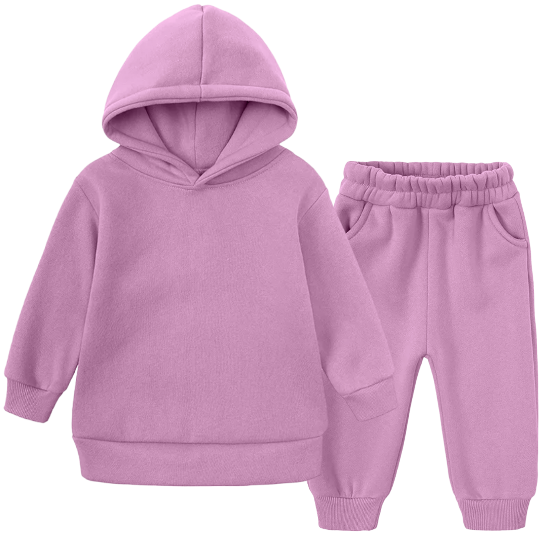 Jogging Suit lilac - Ahoiikids