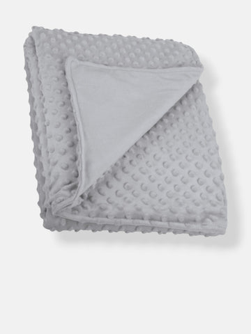 Minky Dot grey