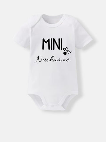 Baby-Body white - short MINI